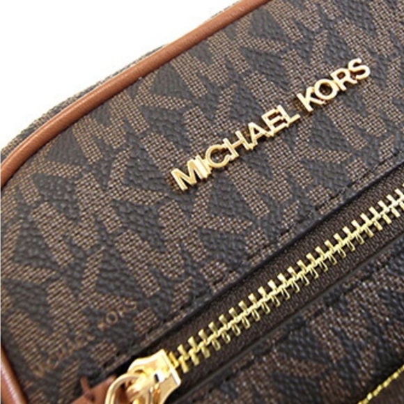 MICHAEL KORS Jet Set Medium Signature Logo Crossbody Bag 🎂 - Picture 4 of 8